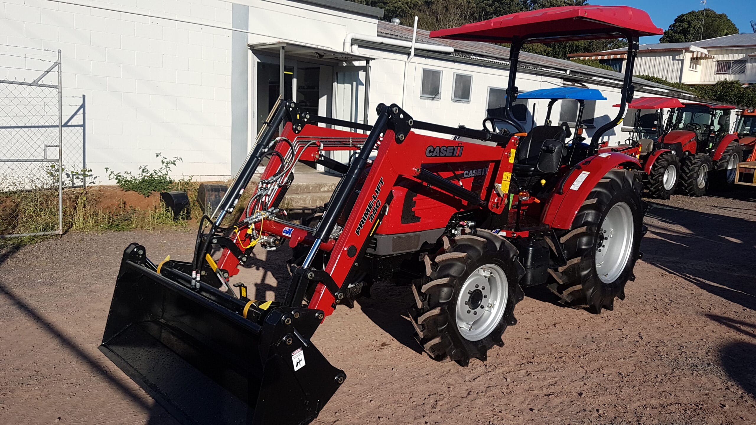 Farmall 60B Rops Front View with loader