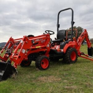 KIOTI CS2610 Tractor 4in1 Backhoe Package