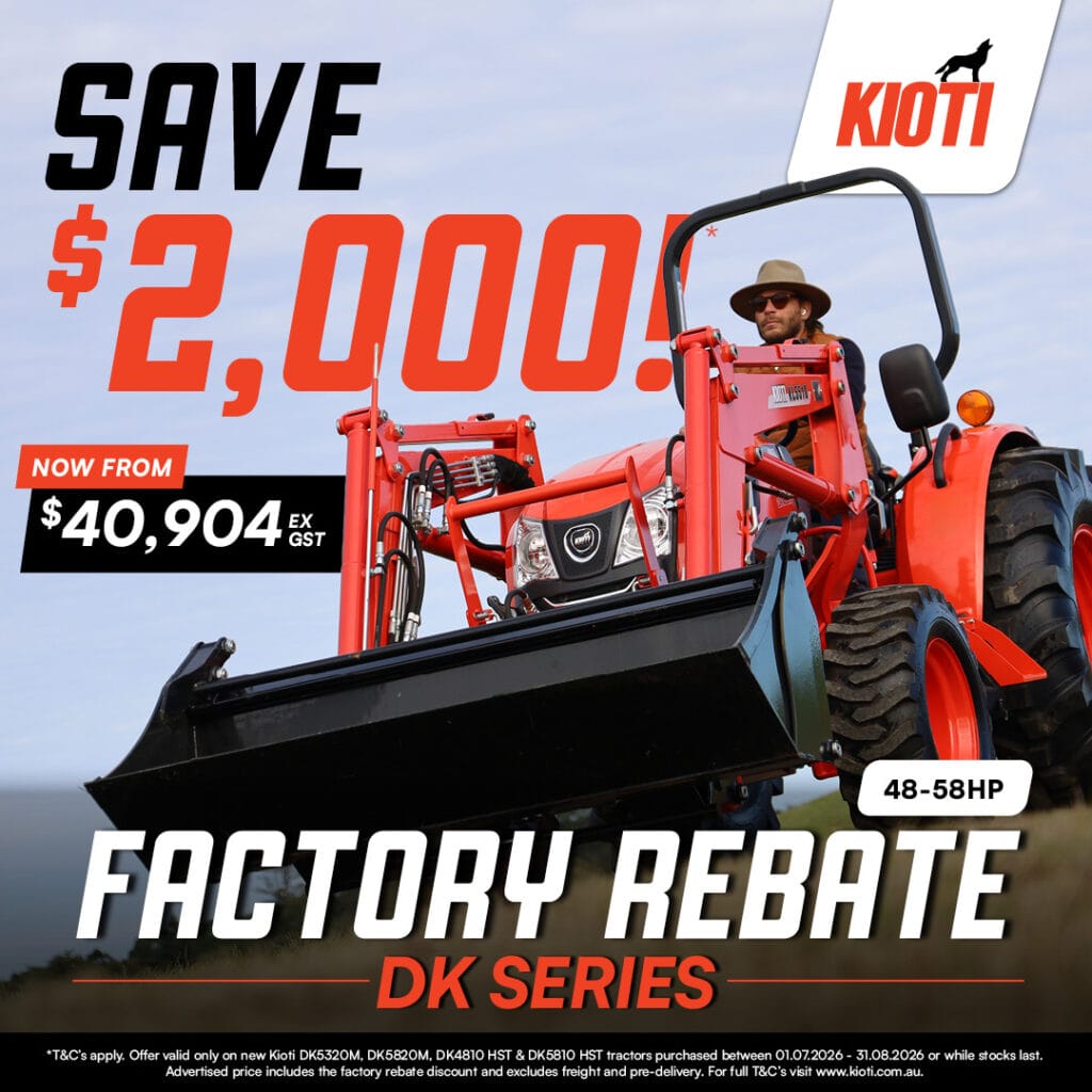 Promotional Factory Rebate for DK Series Tractors