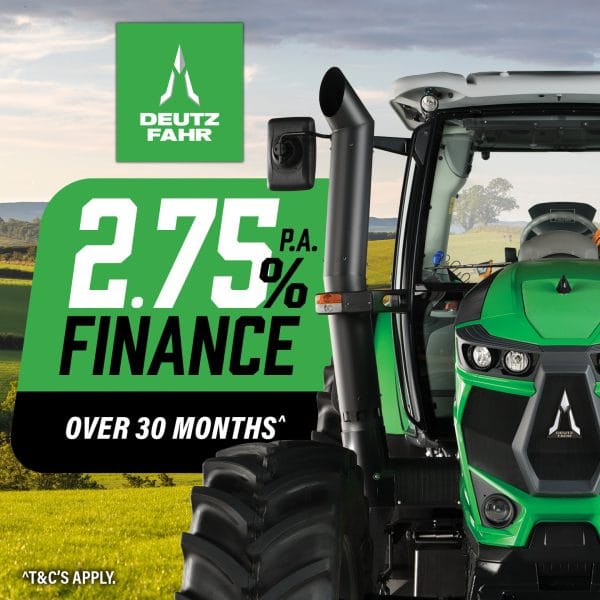 You are currently viewing 2.75% P.A Finance Across All Deutz-Fahr Tractors