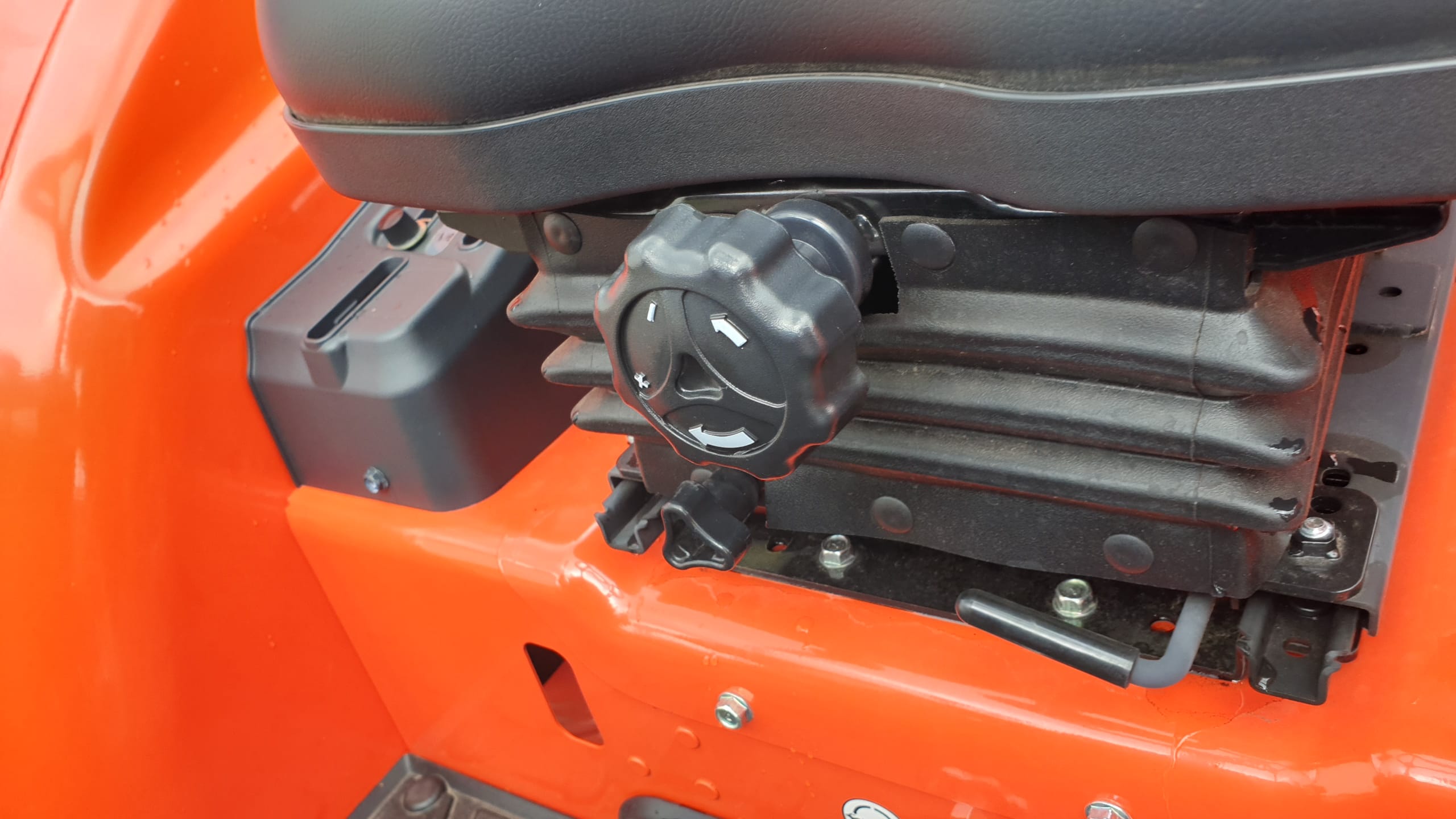 Kioti Suspension seat on the DK series tractors