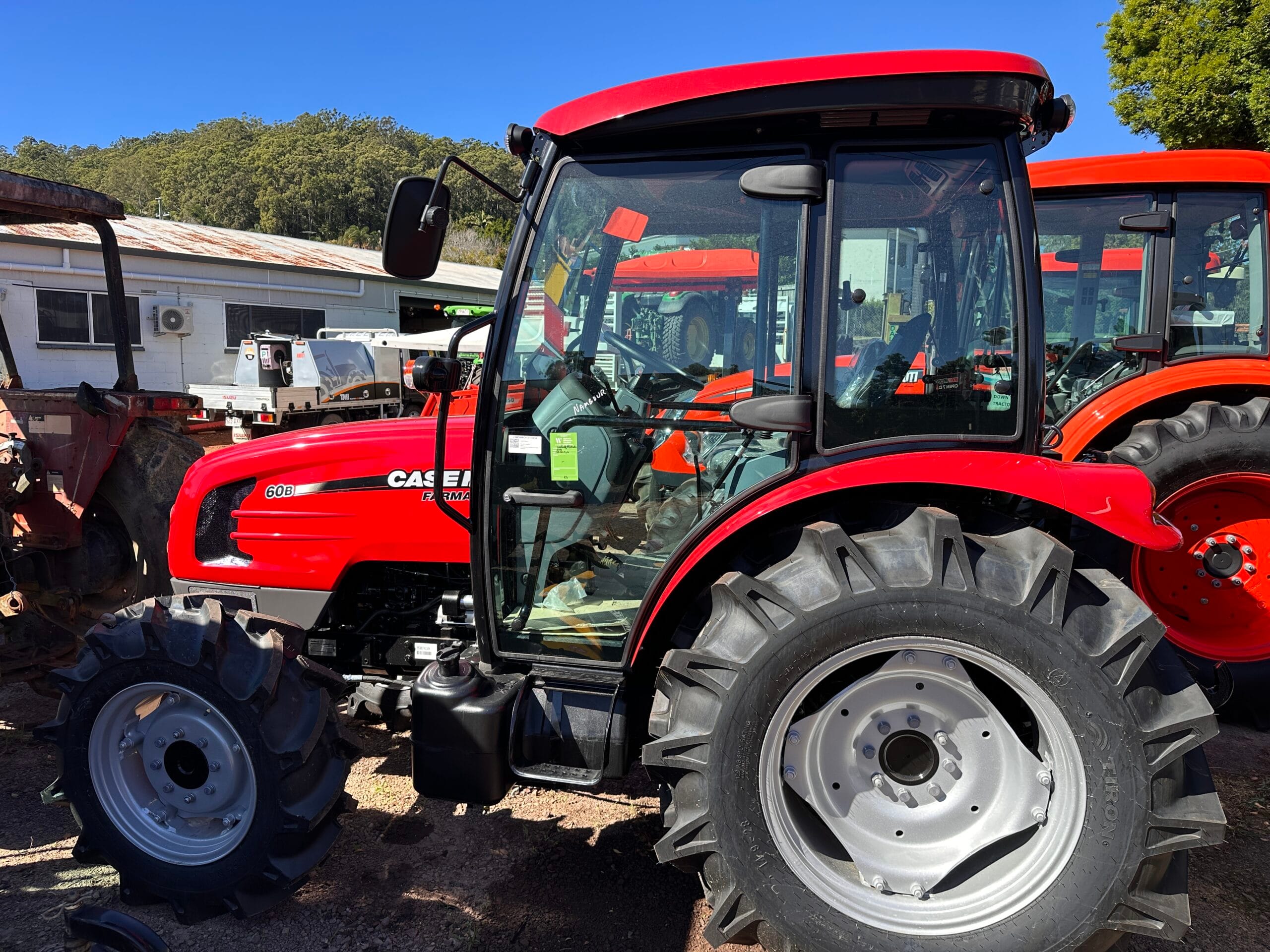 Farmall 60B Cab Side Photo in yard
