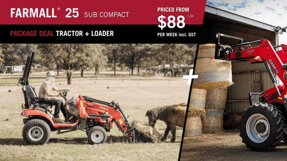 Case IH Farmall 25SC Tractor Loader Finance Package