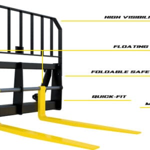 Pallet Fork EURO Hitch 1.2T